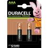 Duracell AAA - Batteria Ricaricabile 750 mAh Rechargeable