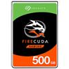 Seagate FireCuda, 500 GB, Unità ibrida SSD, con Prestazioni Elevate, Unità SATA da 6 GBit/s, 2,5, Cache da 8 GB Accelerata Flash, 3 Anni di Servizi Rescue (ST500LX025)