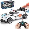 Pup Go Macchina Telecomandata Polizia Giocattolo con Luci LED e Nebbia Spray per Bambini 3-10 Anni, 1:20 Auto RC Drift Veloci Ricaricabile, Macchinina Acrobatica Radiocomandata Elettriche per Bambina