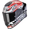 SCORPION Casco Scorpion EXO R1 Evo Air Zaccone argento lucido