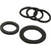 Sanitop-Wingenroth Set di guarnizioni Big Flow per 19 mm, tipo 3/4, gamma di guarnizioni, O-ring, nero, 185844