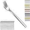 Berglander Forchette da tavolo Berglander da 12 pezzi, Set forchette da cena moderne in acciaio inox, Posate ideali per la casa, ristorazione, hotel, matrimonio, festa, lavabile in lavastoviglie
