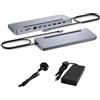 I-tec Docking station I-tec usb-C 4K 3x Display 2x DP 1x HDMI LAN Audio Power Delivery 100W [C31FLAT2PDPRO100W]