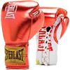 Everlast Guantoni da Boxe Everlast 1910 Classic 10oz Guantoni da Boxe in Pelle Metallizzata Rossa con Allacciatura Palmi Ventilati Imbottitura Interna e Comfort Extra - Originale Everlast