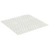 TATAY Tappetino Antiscivolo da Doccia o Vasca, di PVC con Ventose, Resistente a muffe e microbi, antibatterico, Design Pesci, Bianco Pergamo, Dimensione 54 x 54 cm