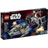 LEGO Star Wars 75150 - Gioco Tie Advanced di Vader Contro A-Wing Star