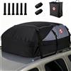 Sailnovo Borsa Per Tetto Auto Impermeabile 580L, Box Tetto Auto Pieghevole 1000D Con 8 Cinghie Rinforzate, 6 Ganci Per Portiere, Per Viaggi E Bagagli, Per Veicoli Con/Senza Portapacchi