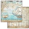 Carta Scrap Songs of the Sea Veliero Stamperia