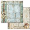 Carta Scrap Songs of the Sea bordura meccanismi Stamperia