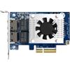 QNAP QXG-10G2T scheda di rete e adattatore Interno Ethernet 10000 Mbit/s - QXG-10G2T 449915