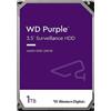 Western Digital WD Purple 1TB SATA 6Gb/s HDD 8,89 cm 3,5 interno 64MB Cache