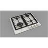 Fulgor Milano Fulgor Piano cottura a gas FPH 604 G WK WHG finitura vetro bianco da 60 cm