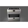 Fulgor Milano Fulgor Cucina Sofia FSRC 3606 P MG MK 2F X con forno multifunzione pirolitico e piano a gas finitura inox da 91 cm