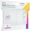 Gamegenic 66x91 mm bustine protettive Bianco Matte Gamegenic (100)