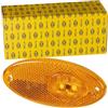 HELLA 2PS 964 295-081 Luce demarcazione laterale, LED, 12V, incollato/Montaggio, esterno, colore diffusore luce giallo, colore luce LED giallo, Cavo 500mm, Dx/Sx, Quantità 1