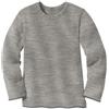 Disana Pullover basic in lana Merino- col. grigio chiaro melange