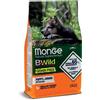 Monge B Wild Grain Free Con Anatra/Patate Cibo Secco Per Cuccioli Sacco 12Kg
