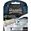 Wilkinson Sword Quattro Titanium Core Motion - Lamette per rasoio
