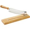 Louis Tellier - Coltello da Pane Professionale in Acciaio Inossidabile con Base in Legno - Lama Dritta da 25 cm - Utensile da Cucina Resistente