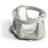 OKBABY Flipper Evolution Seggiolino da Bagno Anello con Seduta in Gomma Antiscivolo per il Bagnetto del Neonato, 6-15 Mesi (13 kg), Grigio