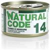 Natural Code 14 Tonno e Verdure 85 gr Per Gatti