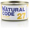 Natural Code Jelly 27 Tonno e Surimi 85 gr Per Gatti