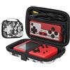 GEEKRIA Custodia da trasporto per console di gioco portatile, scatola protettiva da viaggio per mini lettore di giochi retrò per cavo di ricarica, batterie, auricolari e accessori per giochi