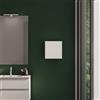 Parama Pensile bagno sospeso 35x35 cm bianco effetto legno reversibile | Yili