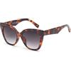 JM Occhiali da Lettura da Sole Classici Grandi Lettori di Occhiali da Sole alla moda Cat Eye Oversize per Donna Leopardata +3.5