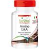 Fairvital | Amino EAA - 180 compresse - aminoacidi essenziali - fenilalanina, triptofano, treonina, lisina, valina, metionina, leucina e isoleucina - 100% vegano - qualità testata - Made in Germany