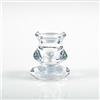 pajoma 13693 Asta di Supporto per Candele Micha, in Vetro, Altezza 5,5 cm