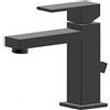 Newform - Ergo Q miscelatore lavabo con scarico NERO - 66410.01.093