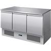 D.L. SERVICE Saladette refrigerata con 3 porte - cm 136.5 x 70 x 94.3h