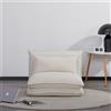 EvergreenWeb Divano Letto Futon | KUMO Bianco Singolo
