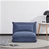 EvergreenWeb Divano Letto Futon | KUMO Blu Singolo