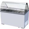 KLIMAITALIA Vetrina gelato - N. 7 x lt 4.25 o n. 7 x lt 5 - Cm 130.5 x 63.5 x 124h