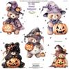 Pannolenci Stampato Orsetti Halloween