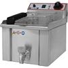 D.L. SERVICE Friggitrice elettrica capacità litri 9 - cm 31.5 x 48 x 35 h