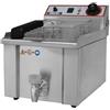 D.L. SERVICE Friggitrice elettrica capacita Litri 13 - cm 34 x 52.5 x 37.5 h