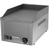 D.L. SERVICE Fry top elettrico con piano liscio Cm 32.5x48 in acciaio sabbiato