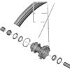 SHIMANO WH-R9270-C50-TU-R Dado Sinistro