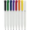 Stilolinea Penna economica in plastica con refill blu Stilolinea Clip Color personalizzate o neutre