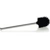 kela Scopino per WCcon manico in acciaio inox 35,5 cm LIMBIO, scopino per WC per portascopino con 8,5 cm, acciaio inox 18/10 lucido, nero