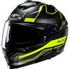 Hjc Casco Moto Integrale Hjc i71 IORIX MC3HSF Nero Opaco Giallo