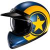 Hjc Casco Moto Integrale Hjc V60 NYX MC3SF Blu Opaco Giallo