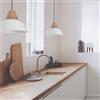 LUMICOM Lampadario Natura Kon verde paralume verde E27 Ø35cm LUMICOM