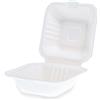 Box per panini, hamburger e sandwich: Confezione da 50 contenitori in cellulosa per un asporto ecologico e pratico 15x15 cm