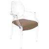 MYAREADESIGN set da 4 sedie KARTELL LOUIS GHOST con IL CUSCINO - 4x4853-B4+4xGRETA-09