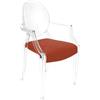 MYAREADESIGN set da 4 sedie KARTELL LOUIS GHOST con IL CUSCINO - 4x4853-B4+4xGRETA-15