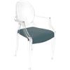 MYAREADESIGN set da 4 sedie KARTELL LOUIS GHOST con IL CUSCINO - 4x4853-B4+4xGRETA-23
